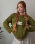 Lana NOVA Olive - 86% lana Highland peruana, 50 g / 150 m - The Woolcatcher