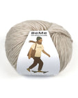 Ovillo de lana BeMe Cafe Cream, 100% lana peruana bulky de 100 g