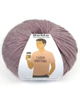Ovillo de lana BeMe Dirty Pink, 100% lana peruana bulky de 100 g