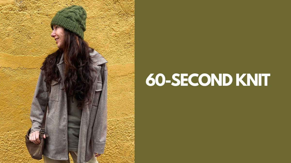 Cómo tejer un gorro de ochos: patrón completo en vídeo