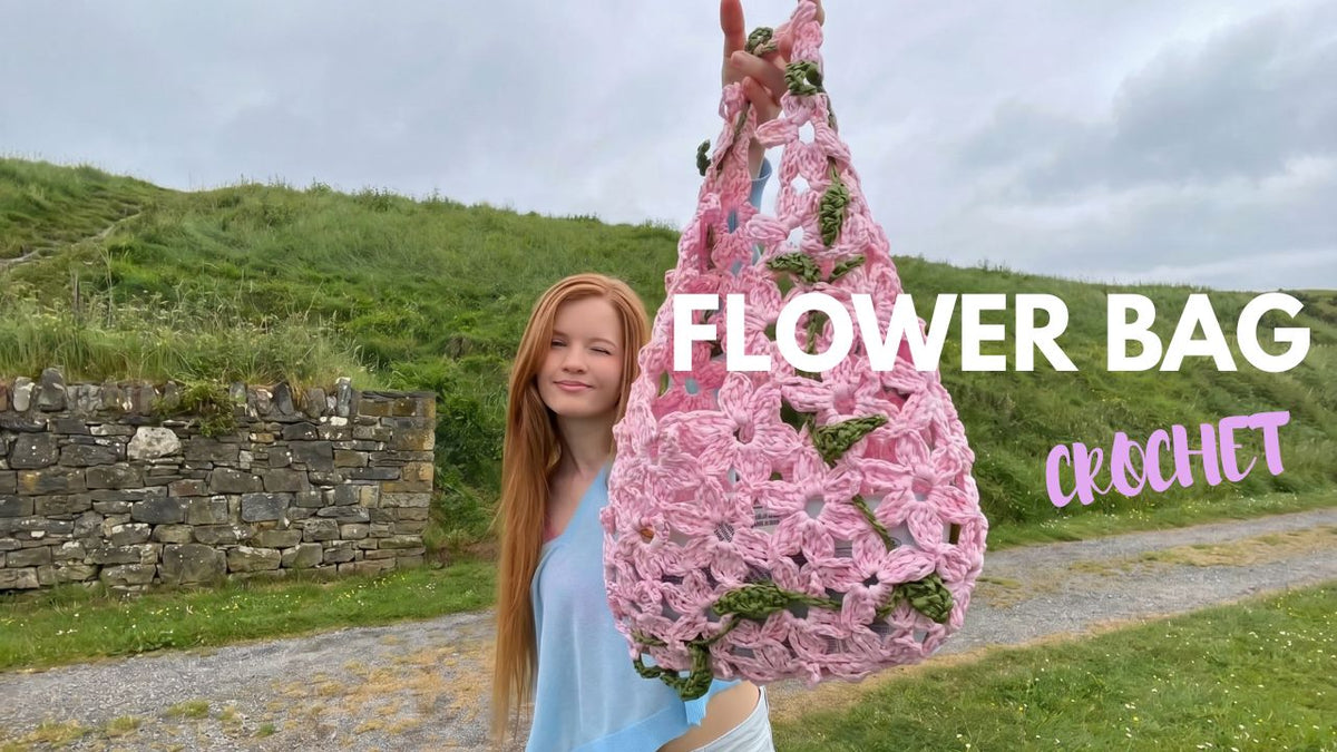 Cómo tejer un bolso de flores a ganchillo: vídeo completo