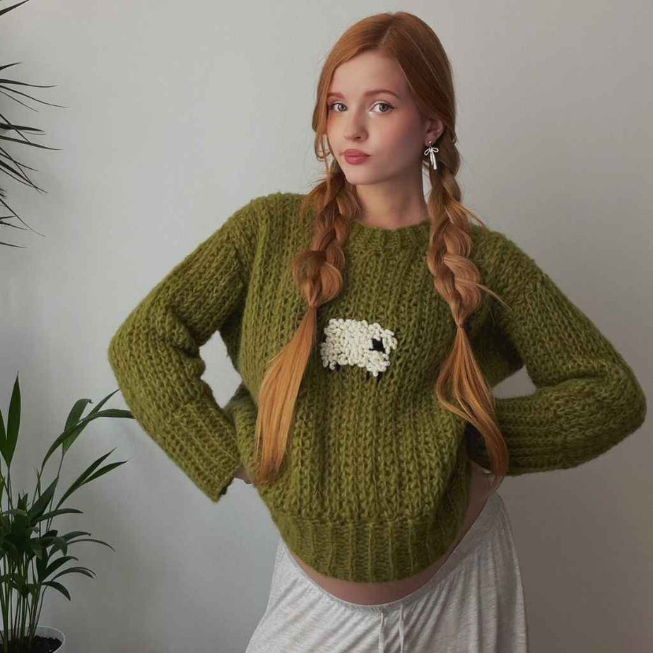 Lana NOVA Olive - 86% lana Highland peruana, 50 g / 150 m - The Woolcatcher