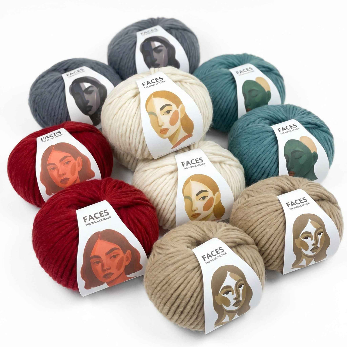 FACES Yarn Bundle - 10 Balls