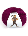 Ovillo de lana BeMe Bordolino, 100% lana peruana bulky de 100 g