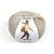 Ball of BeMe Cafe Cream yarn, 100% Peruvian bulky wool, 100 g