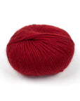 BeMe Cardinal Red 100% Peruvian wool yarn, recommended needles 6.5–8 mm
