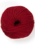 BeMe Cardinal Red wool yarn for hand-knitting chunky garments