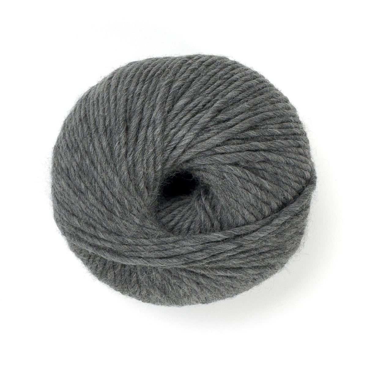 BeMe Charcoal wool yarn for hand-knitting chunky garments