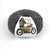 Ball of BeMe Charcoal yarn, 100% Peruvian bulky wool, 100 g