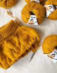 BeMe Curry: lana Highland peruana para jerséis, cárdigans y accesorios