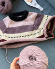 BeMe Dirty Pink: lana Highland peruana para jerséis, cárdigans y accesorios