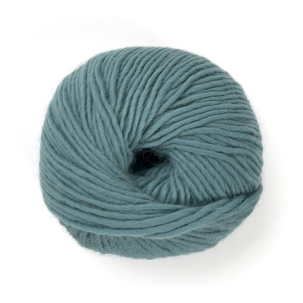 Lana BeMe Mineral Blue para tejer prendas de punto grueso a mano