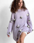 Lana bulky BeMe Orchid Tint de The Woolcatcher, tono lila pastel