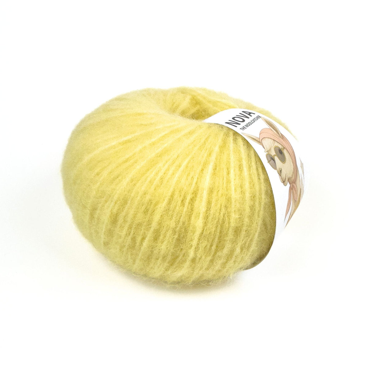 Lana NOVA Canary - 86% lana Highland peruana, 50 g / 150 m - The Woolcatcher