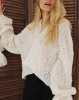 Lana NOVA Ivory - 86% lana Highland peruana, 50 g / 150 m - The Woolcatcher