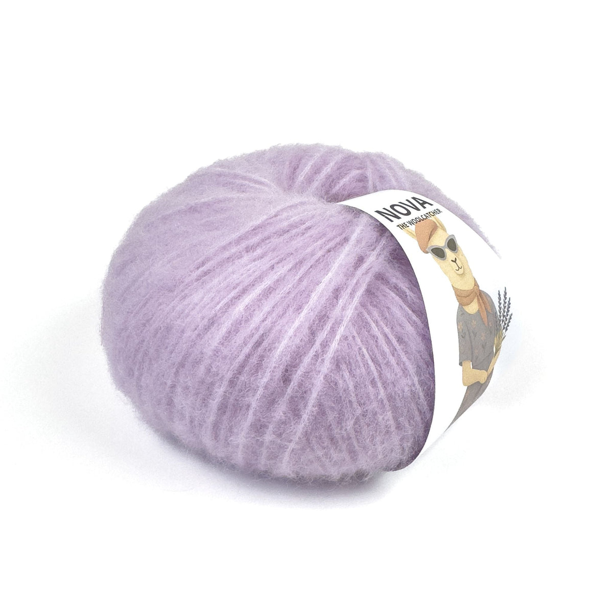 Lana NOVA Lavanda - 86% lana Highland peruana, 50 g / 150 m - The Woolcatcher