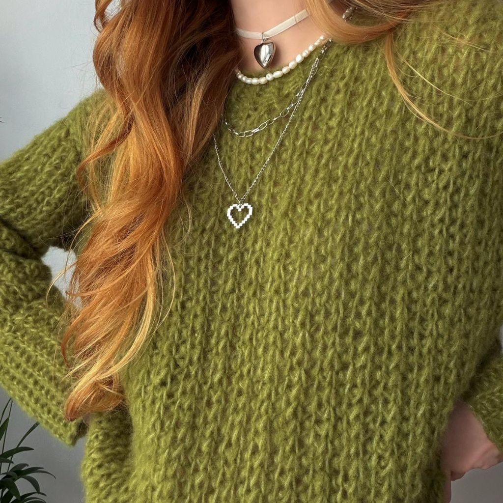 Lana NOVA Olive - 86% lana Highland peruana, 50 g / 150 m - The Woolcatcher
