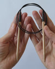 6 mm : 60 cm circular knitting needles