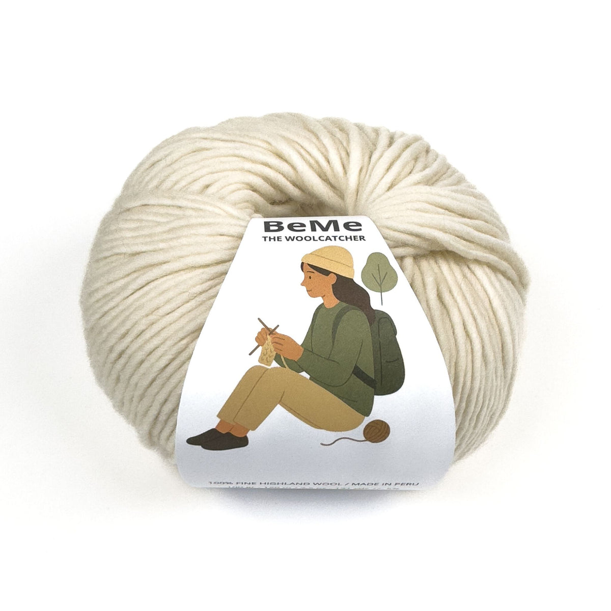 Vídeo de la lana BeMe Ivory, 100% lana Highland peruana de The Woolcatcher