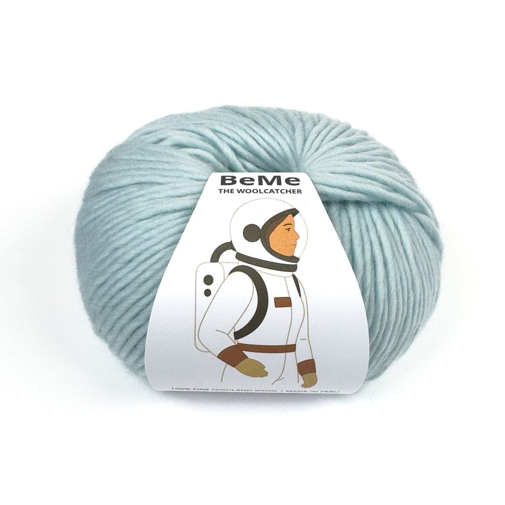 Vídeo de la lana BeMe Sky Blue, 100% lana Highland peruana de The Woolcatcher
