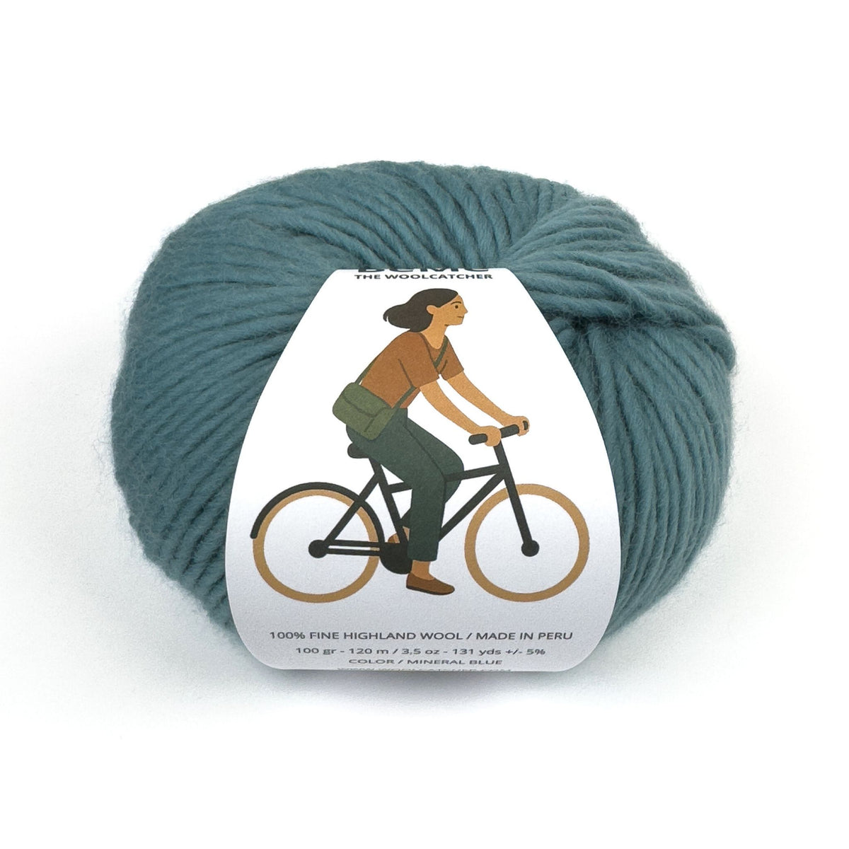 Vídeo de la lana BeMe Mineral Blue, 100% lana Highland peruana de The Woolcatcher