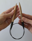 10 mm : 60 cm circular knitting needles