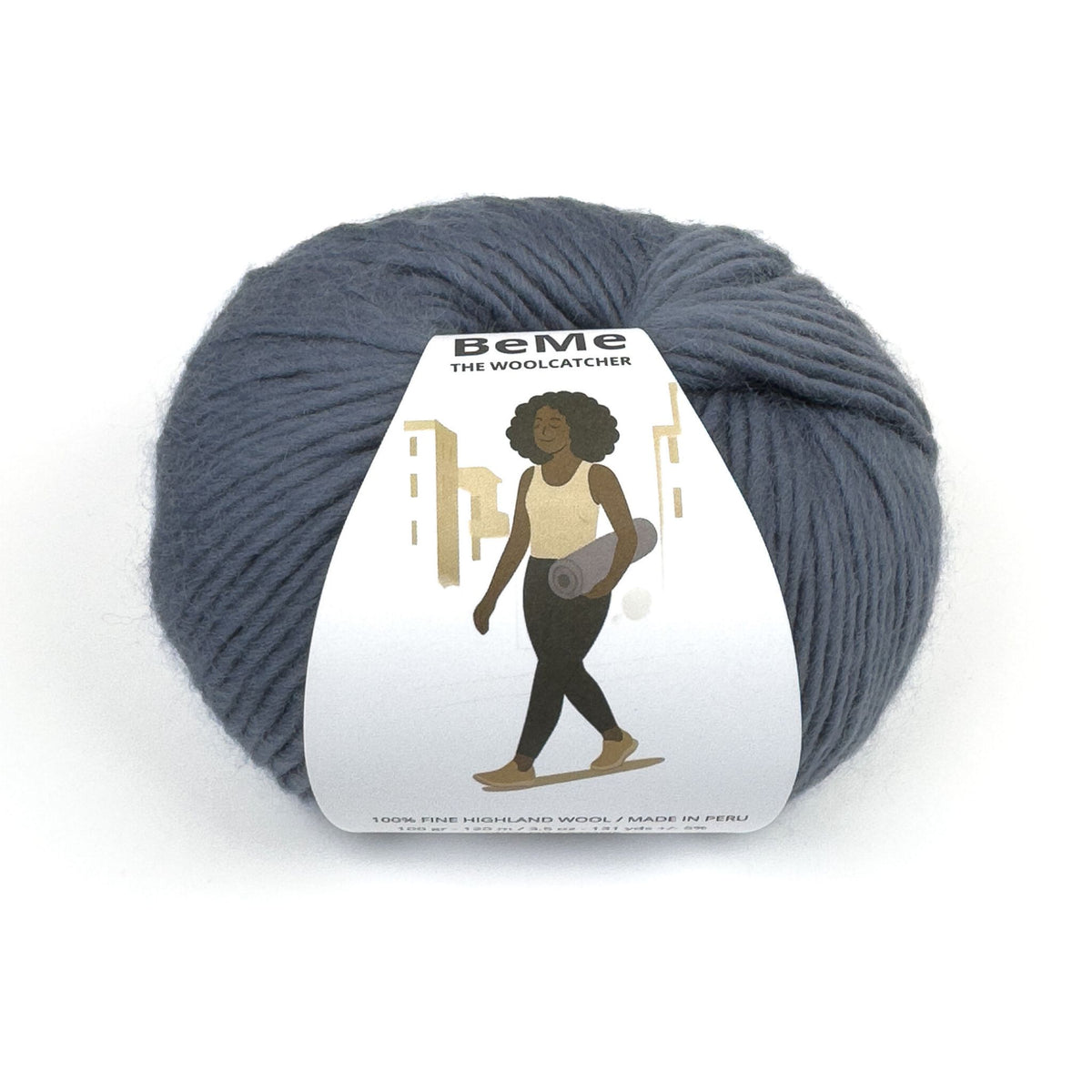 Vídeo de la lana BeMe Stone, 100% lana Highland peruana de The Woolcatcher