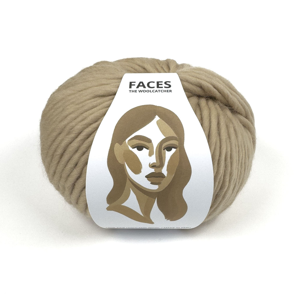 Thick yarn. Peruvian wool. The Woolcatcher