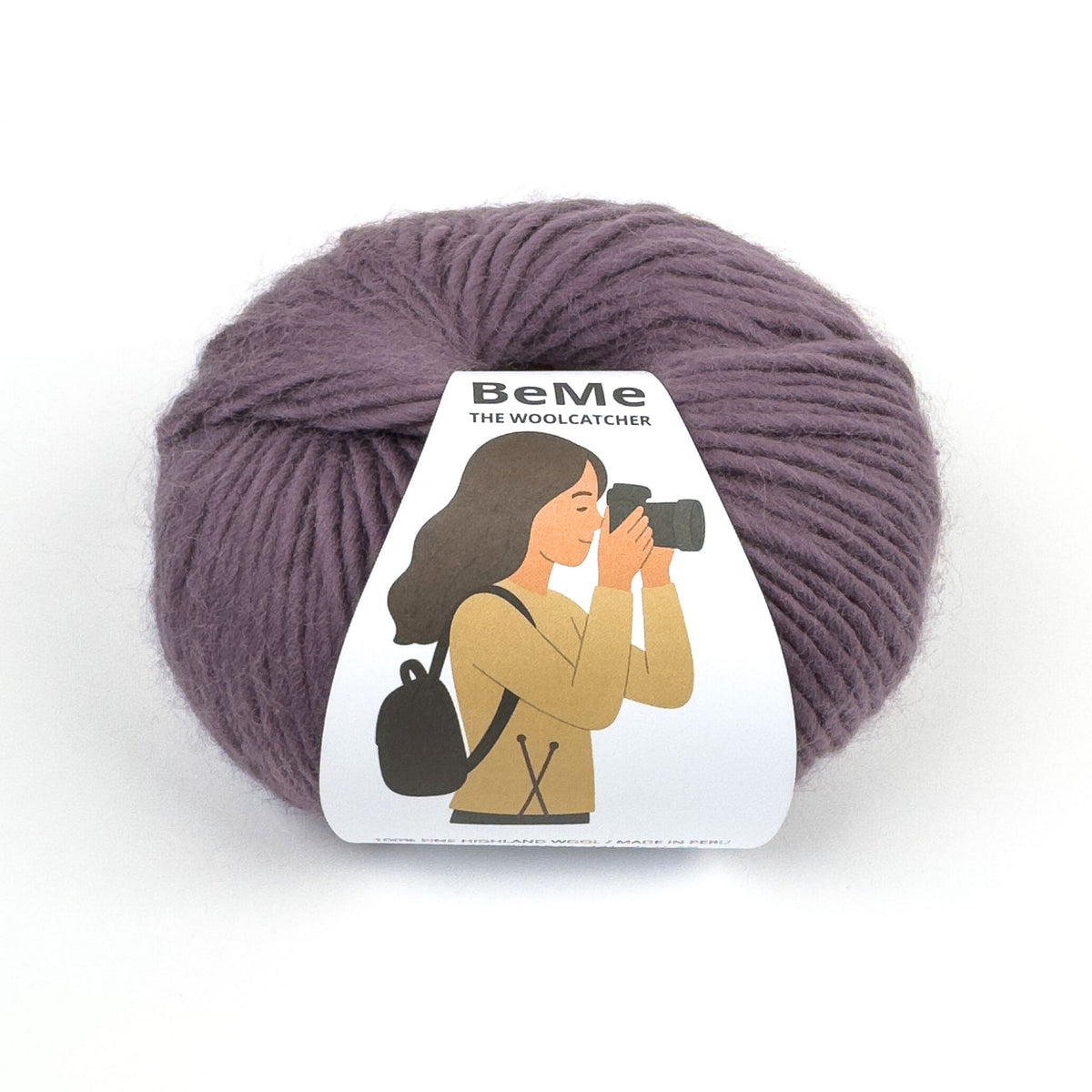 Vídeo de la lana BeMe Satin, 100% lana Highland peruana de The Woolcatcher
